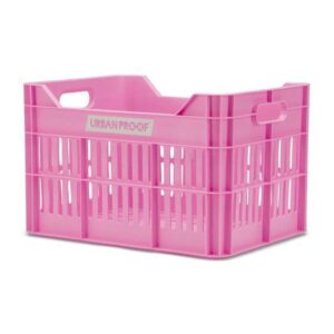 Urban Proof | Click Fietskrat 30 liter Gerecycled Kunststof Bright Pink