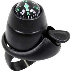 Widek | Fietsbel met Kompas 34 mm Zwart