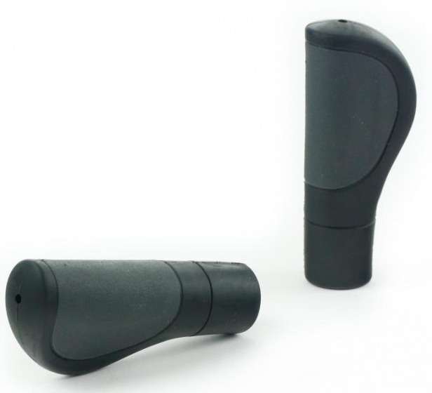 Widek | Handvatten City Comfort 120 mm rubber grijs 2 stuks