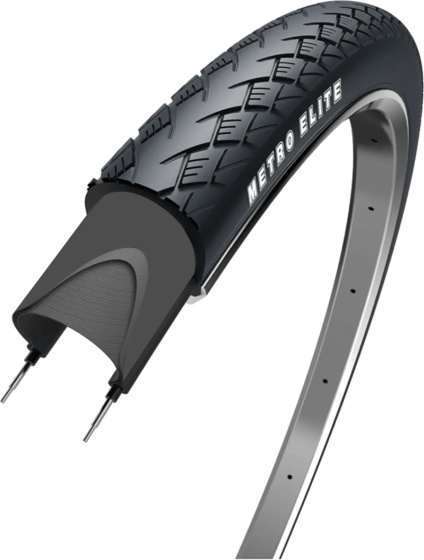 WOLFF | Metro Elite, zwart met reflectie,: 28x1.60 , ETRTO 42-622