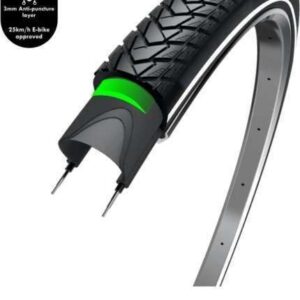 WOLFF | Traveller (3mm anti-leklaag), zwart met reflectie, 28x1.50, ETRTO 40-622,