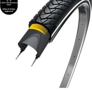 WOLFF | Traveller (1.2mm anti leklaag), zwart met reflectie, 28x1.50, ETRTO 40-622