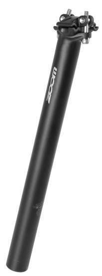 zadelpen vast patent 27.2 x 350 mm aluminium matzwart