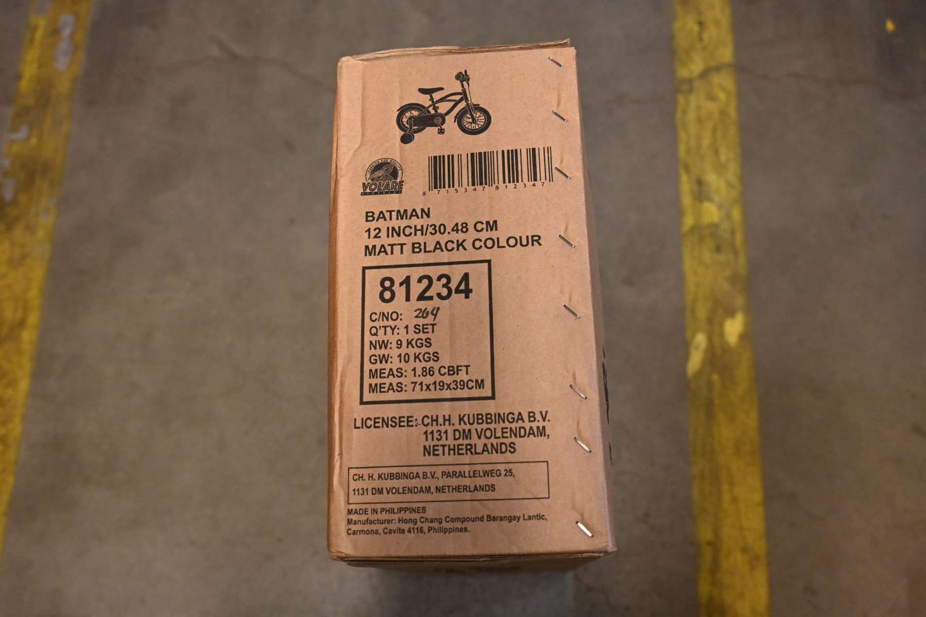 Warner Bros | Jongens Kinderfiets Batman, 12 inch, Zwart - Afbeelding 16