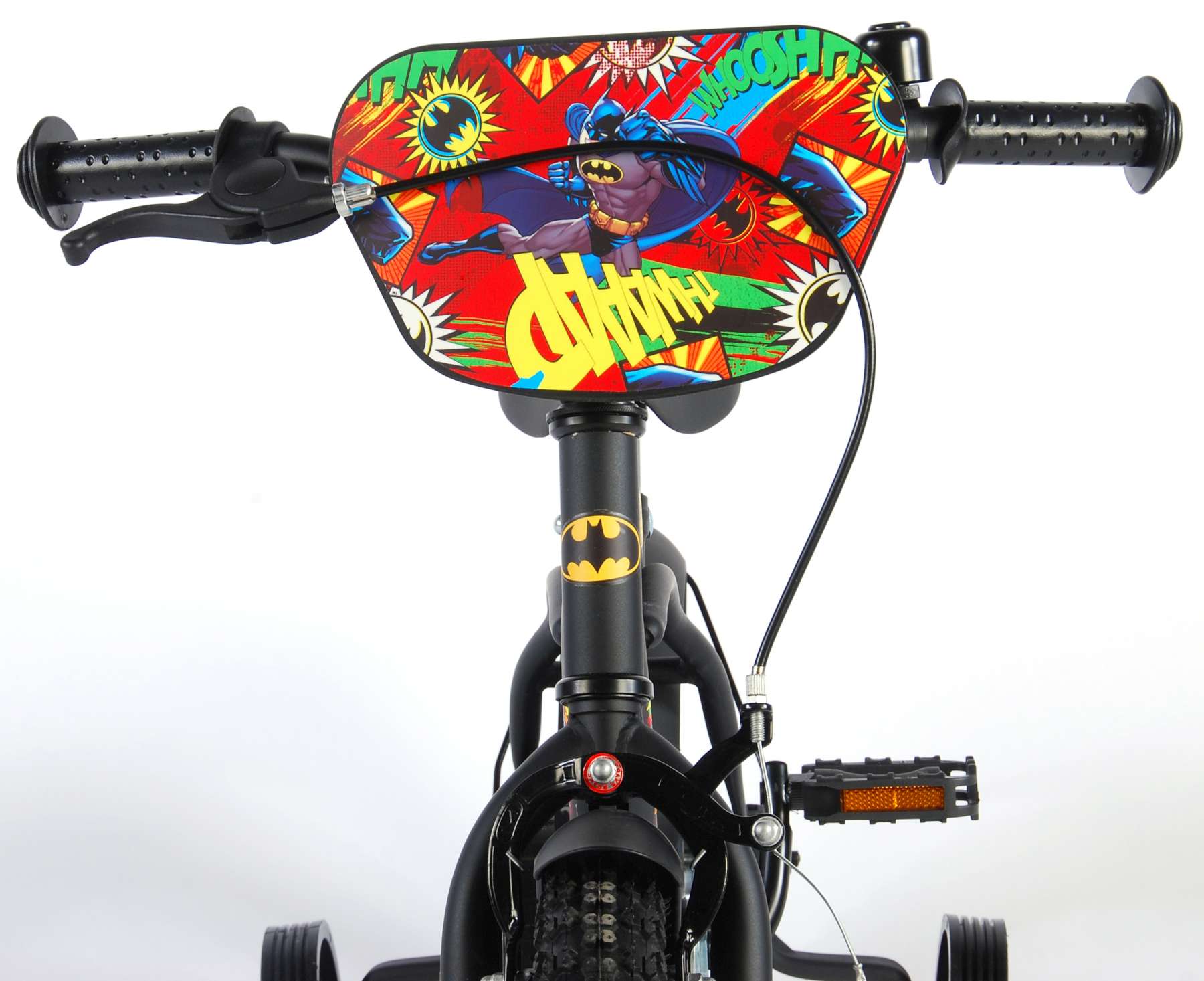 Warner Bros | Jongens Kinderfiets Batman, 12 inch, Zwart - Afbeelding 11