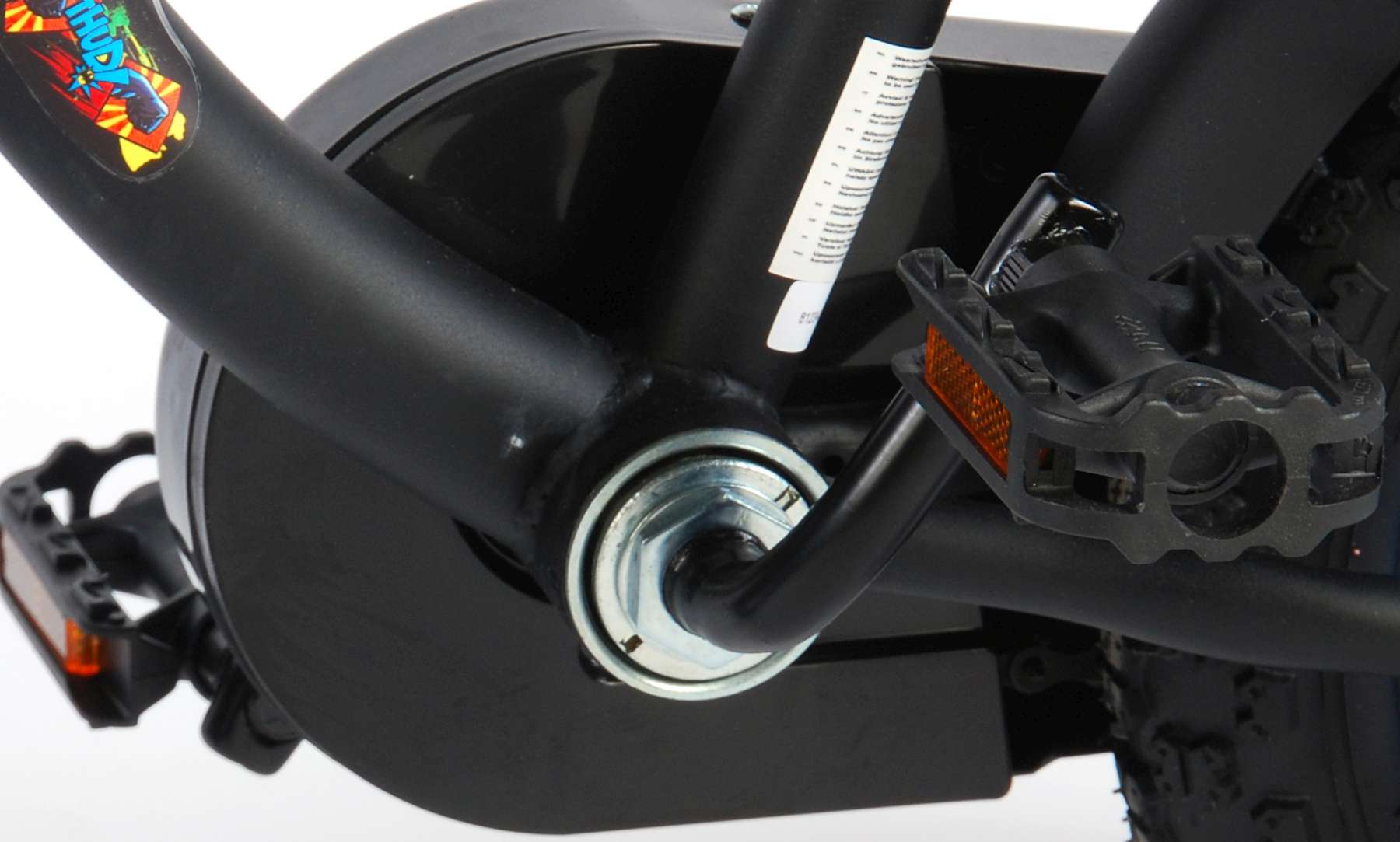 Warner Bros | Jongens Kinderfiets Batman, 12 inch, Zwart - Afbeelding 14