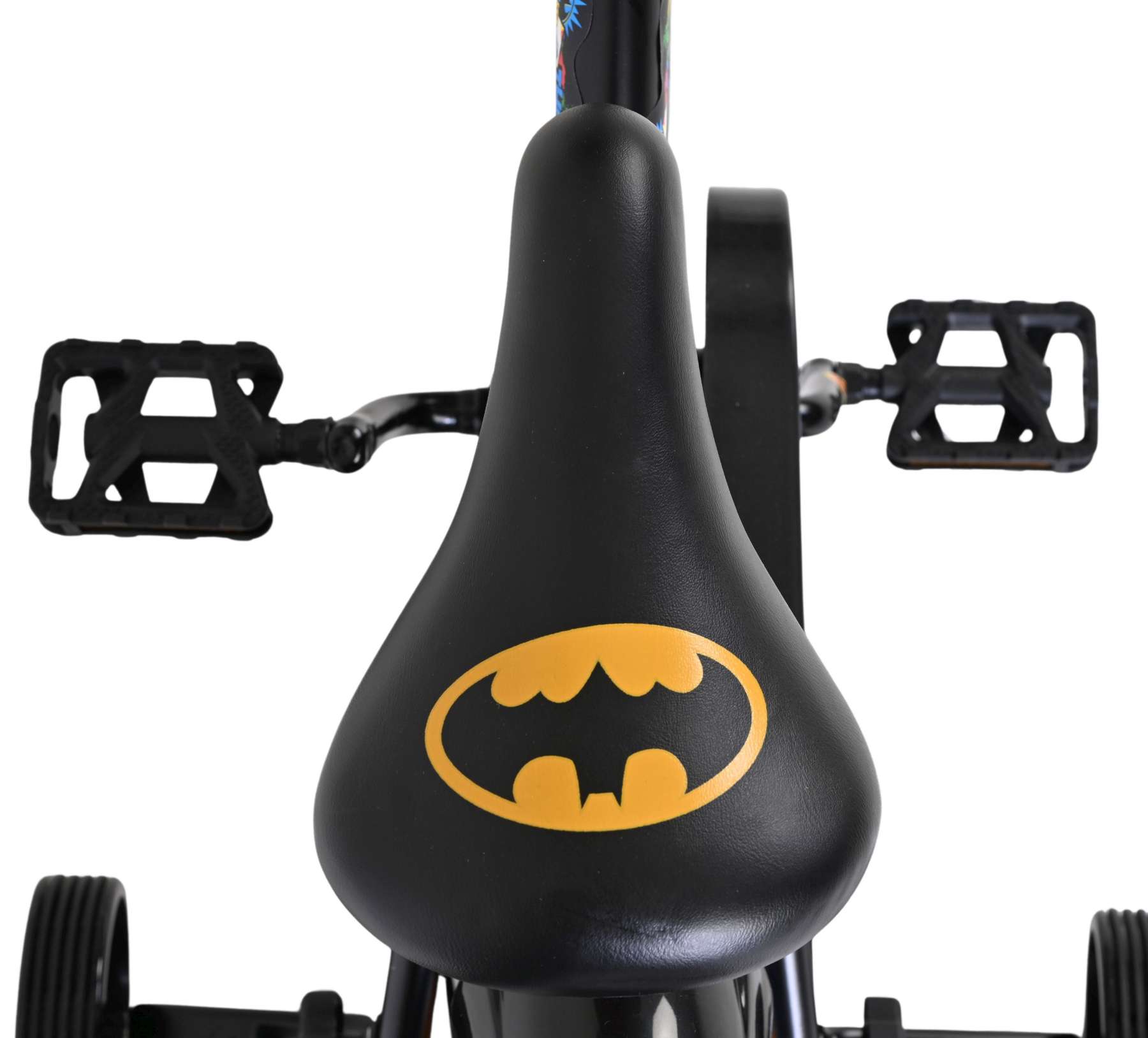 Warner Bros | Jongens Kinderfiets Batman, 12 inch, Reflectoren, Zwart - Afbeelding 4