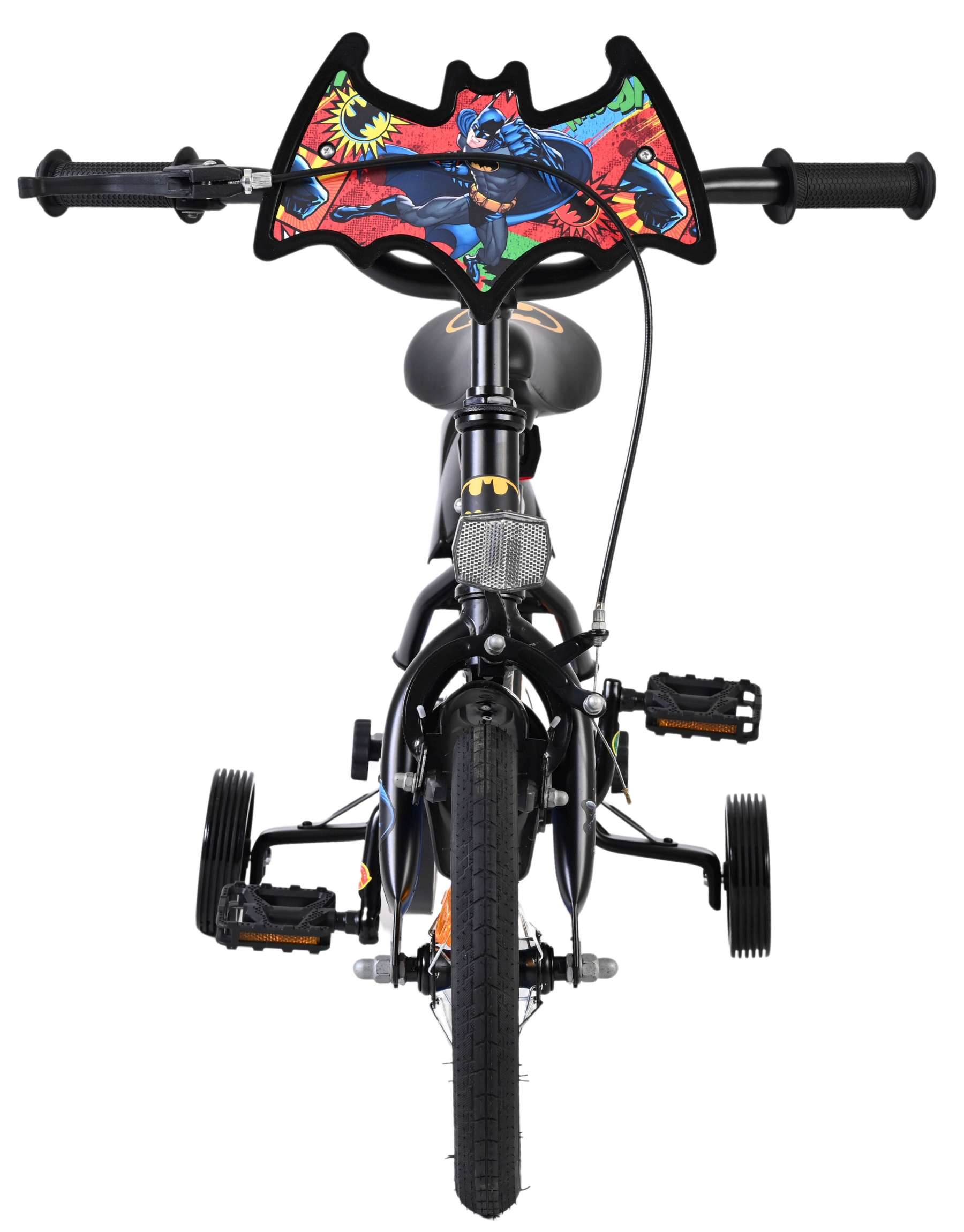 Warner Bros | Jongens Kinderfiets Batman, 12 inch, Reflectoren, Zwart - Afbeelding 6