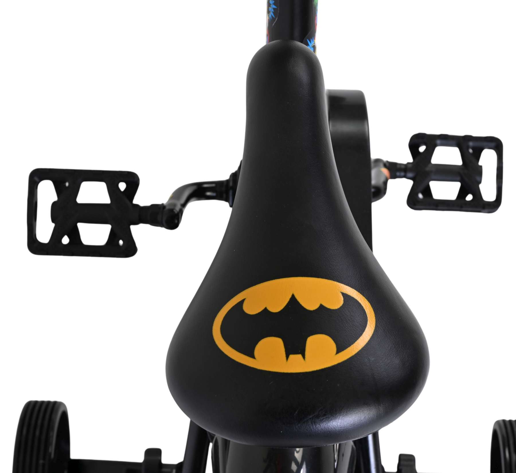 Warner Bros | Jongens Kinderfiets Batman, 12 inch, Zwart, Twee handremmen - Afbeelding 4