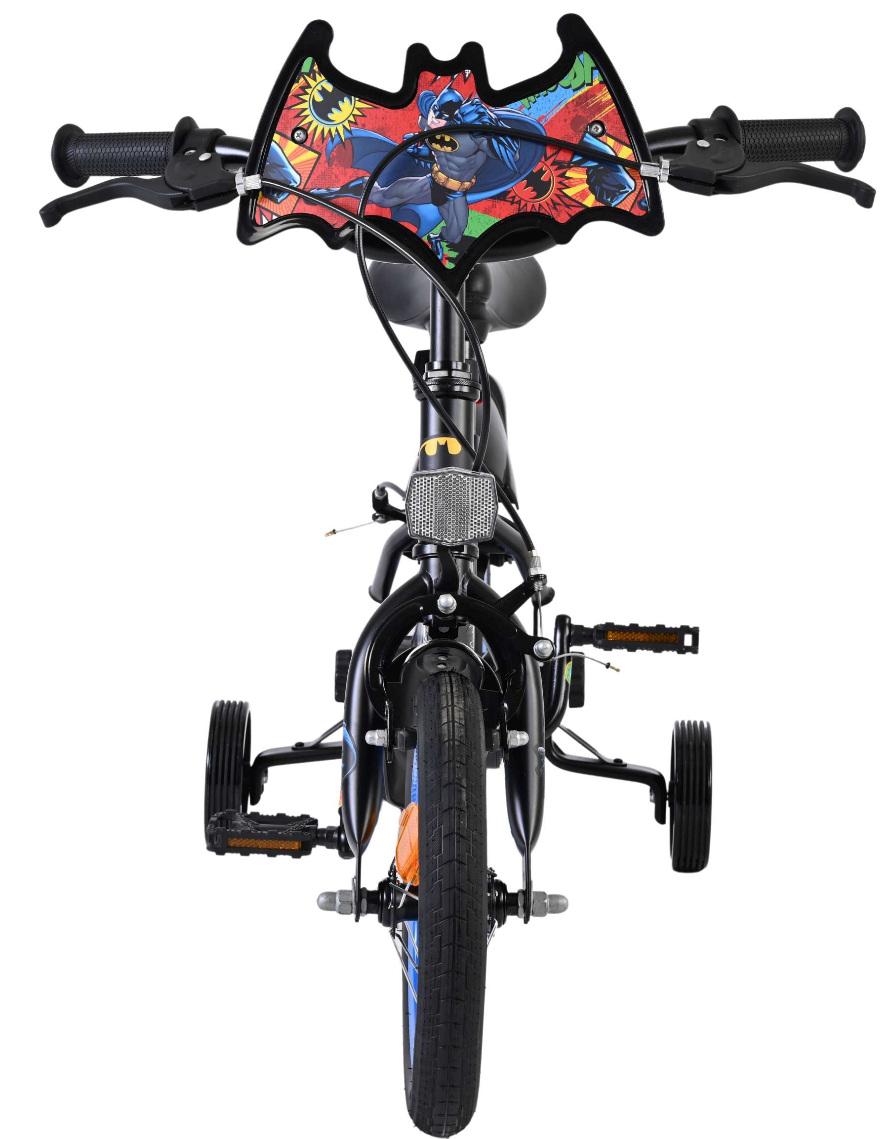 Warner Bros | Jongens Kinderfiets Batman, 12 inch, Zwart, Twee handremmen - Afbeelding 6