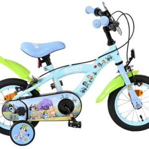 BBC Studios | Kinderfiets Unisex Bluey, 12 inch, Lichtblauw, Twee handremmen