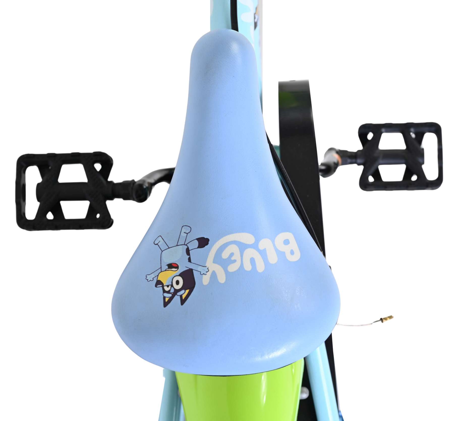 BBC Studios | Jongens Kinderfiets Bluey, 14 inch, Lichtblauw, Twee handremmen - Afbeelding 4