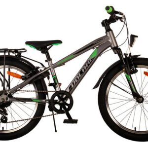 Volare | Jongens Kinderfiets Cross, 20 inch, Grijs, 6 versnellingen