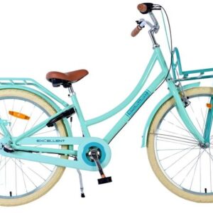 Volare | Meisjes Kinderfiets Excellent, 24 inch, Groen, 3 Versnellingen