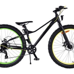 Volare | Jongens Kinderfiets Gradient, 26 inch, Zwart Geel Groen, 7 speed, Prime Collection