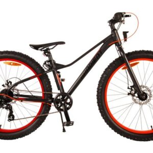 Volare | Jongens Kinderfiets Gradient, 26 inch, Zwart Oranje, 7 speed, Prime Collection
