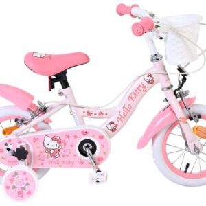 Sanrio | Meisjes Kinderfiets Hello Kitty, 12 inch, Roze, Twee handremmen