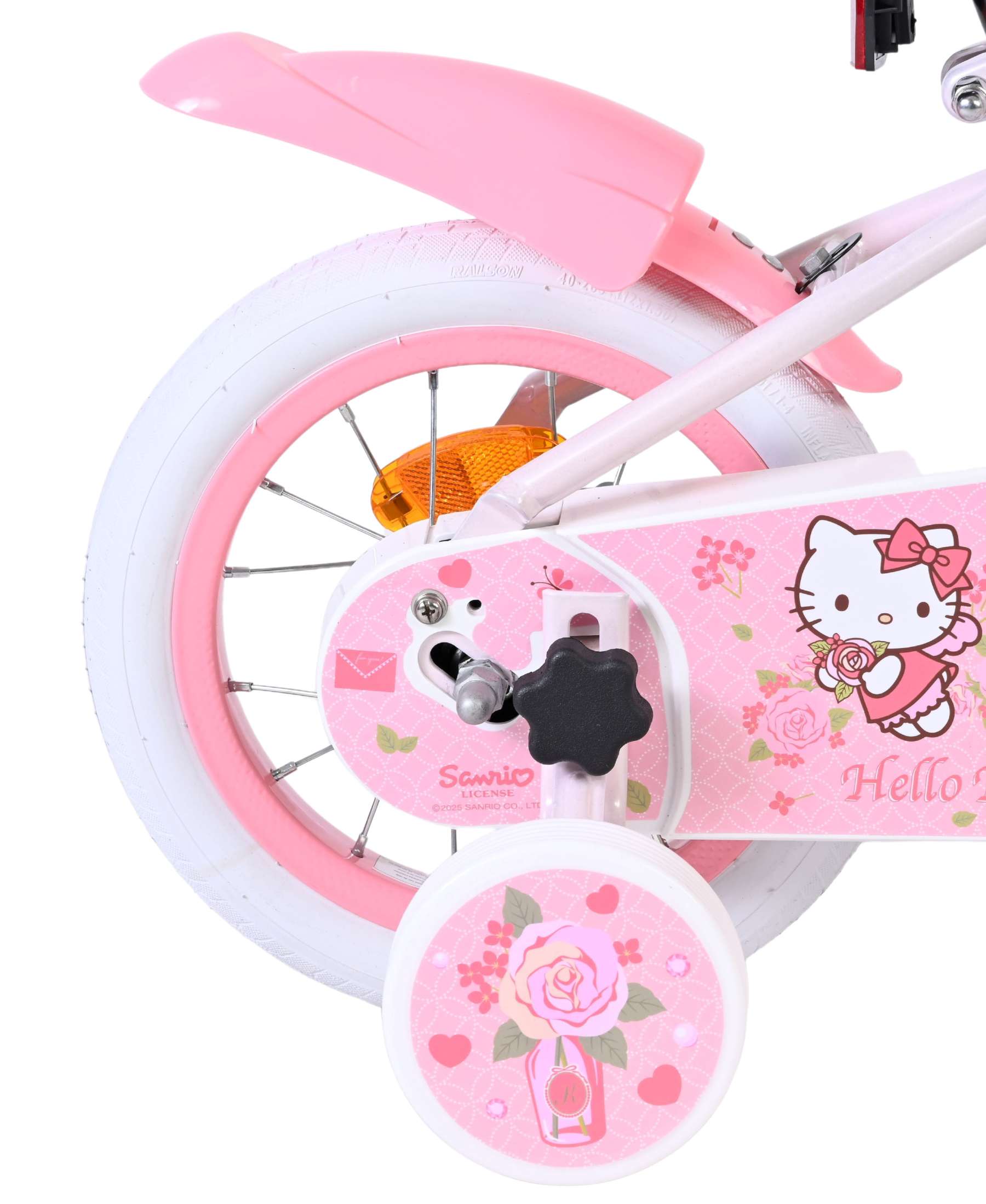 Sanrio | Meisjes Kinderfiets Hello Kitty, 12 inch, Roze - Afbeelding 2