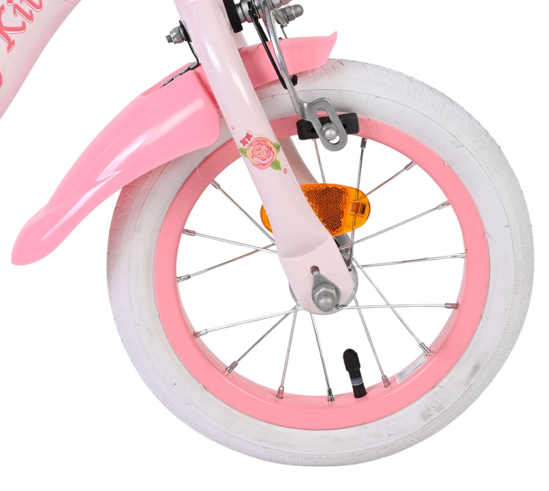Sanrio | Meisjes Kinderfiets Hello Kitty, 12 inch, Roze - Afbeelding 3