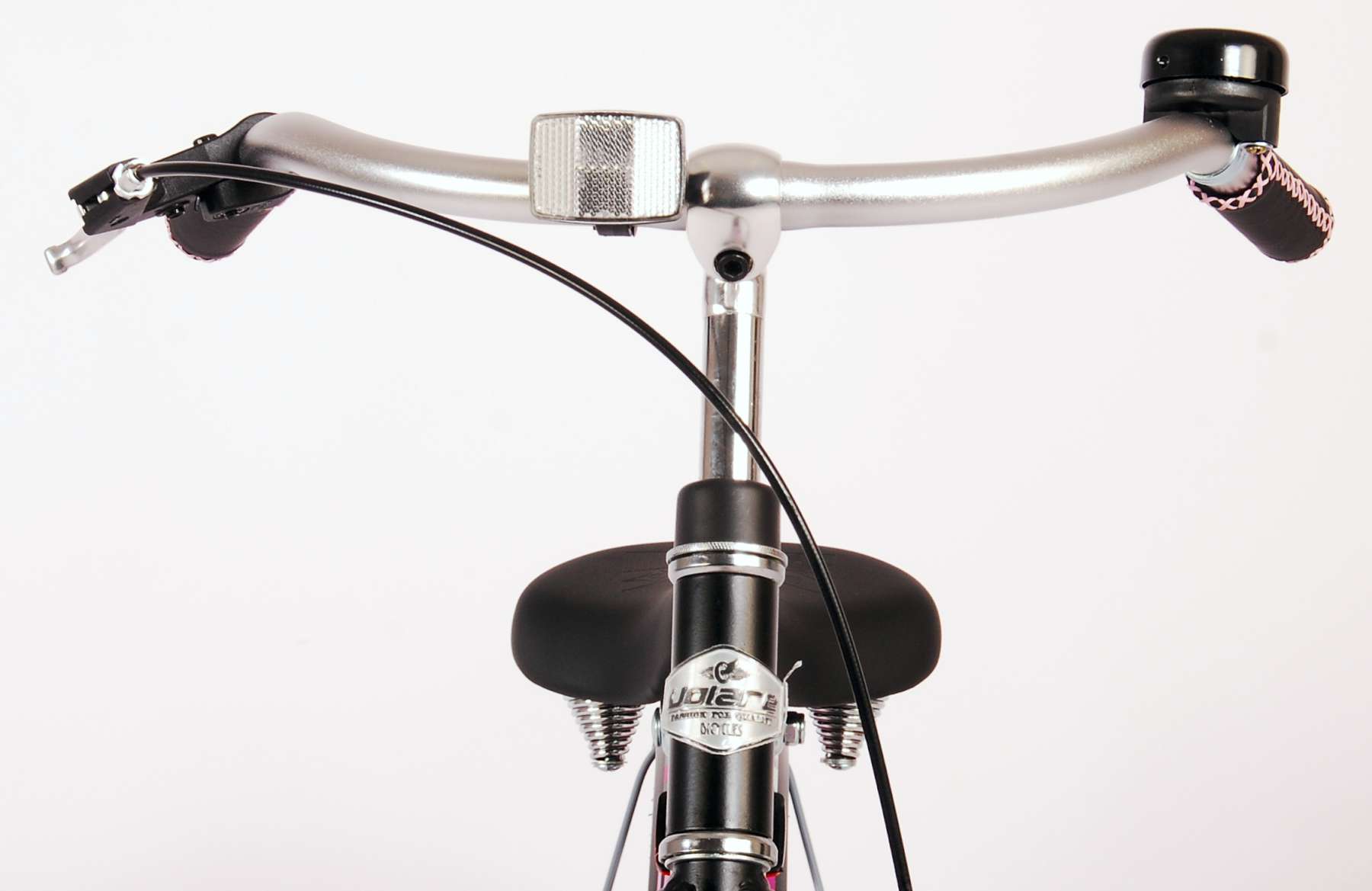 Volare | Meisjes Kinderfiets Miracle Cruiser, 18 inch, Mat Zwart, Prime Collection - Afbeelding 12