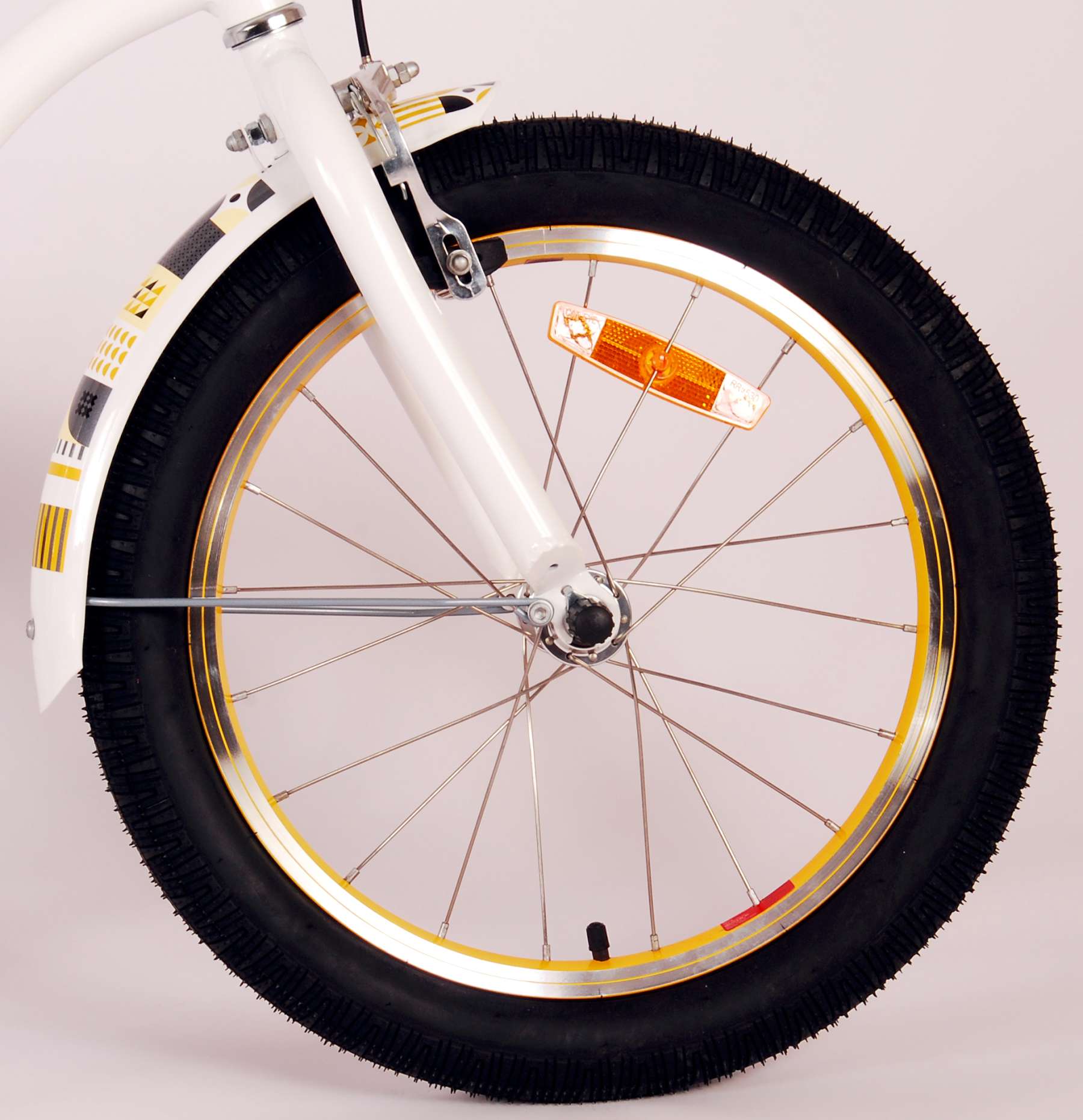 Volare | Meisjes Kinderfiets Miracle Cruiser, 18 inch, Wit, Prime Collection - Afbeelding 5