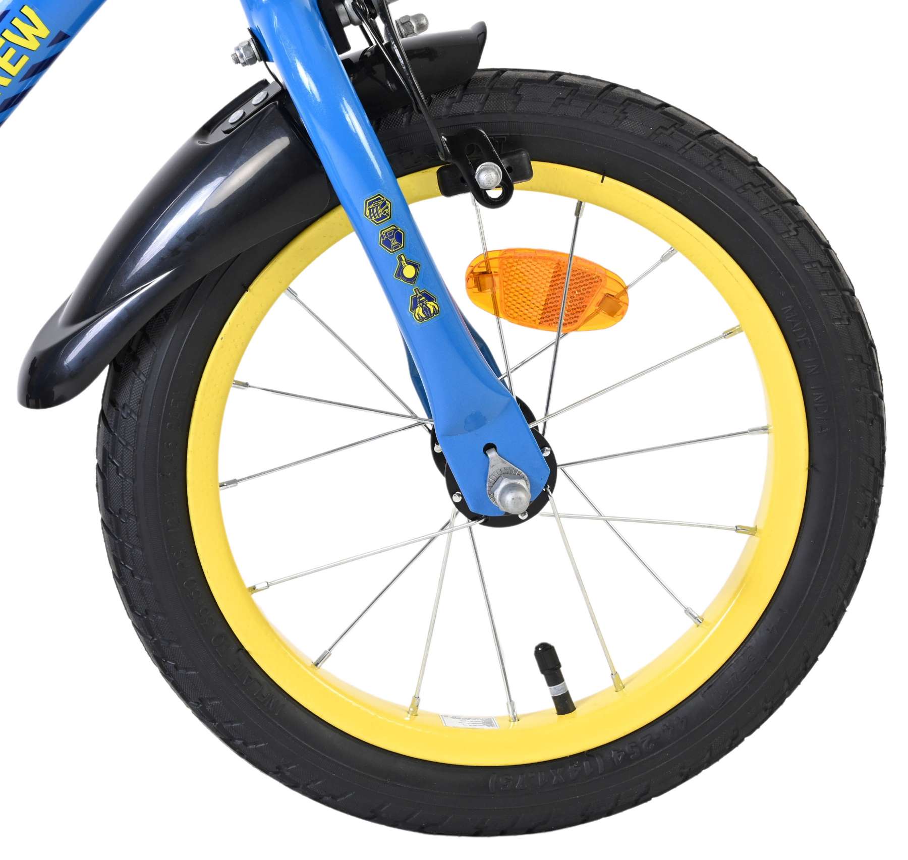 Nickelodeon | Jongens Kinderfiets Rubble & Crew (Paw Patrol), 14 inch, Blauw - Afbeelding 3