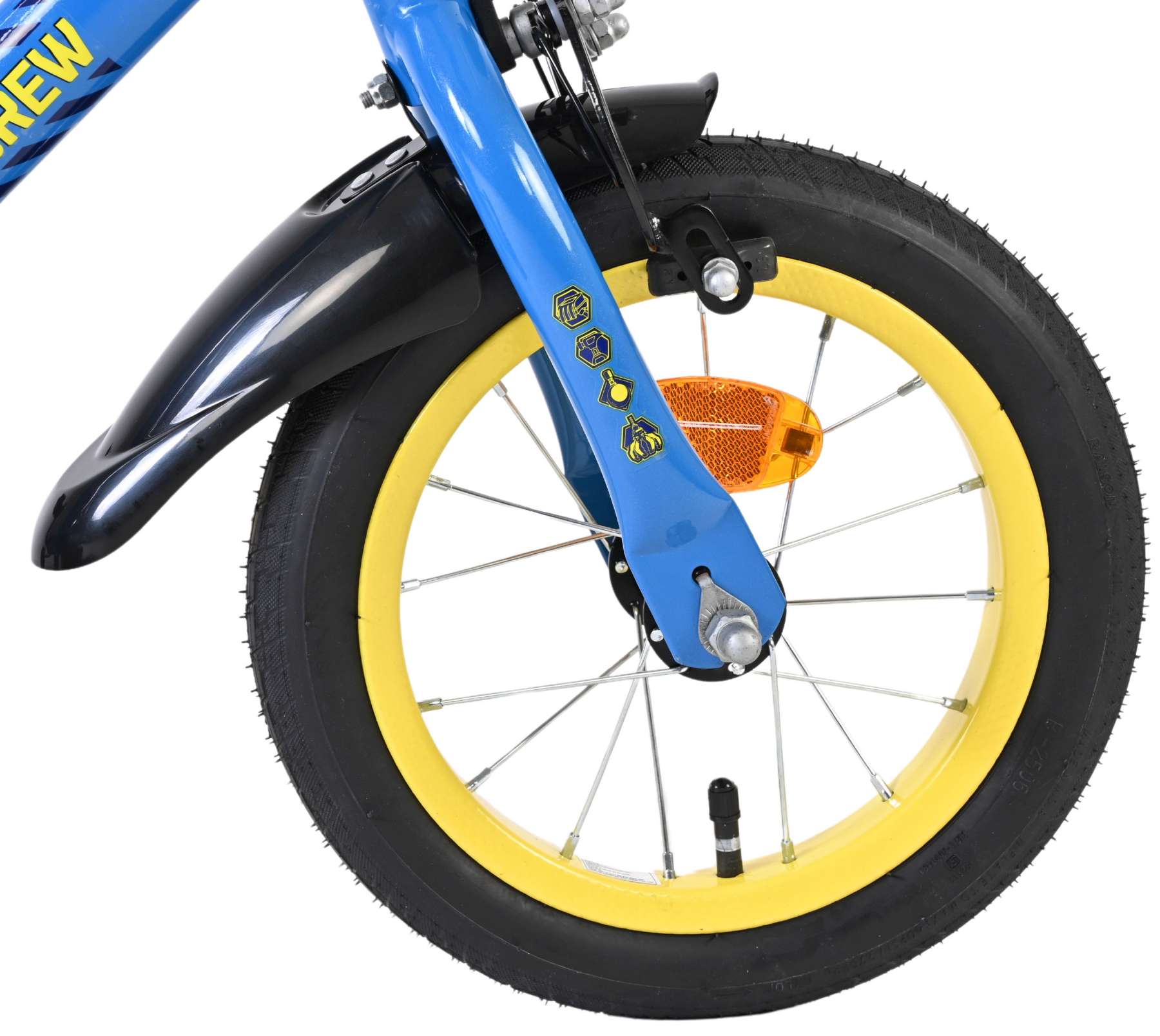 Nickelodeon | Jongens Kinderfiets Rubble & Crew (Paw Patrol), 12 inch, Blauw - Afbeelding 3
