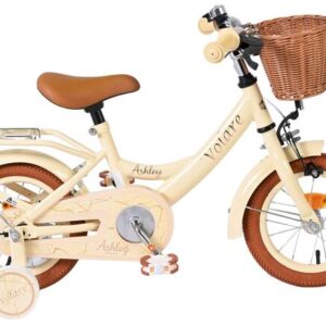 Volare | Meisjes Kinderfiets Ashley, 12 inch, Creme