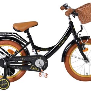 Volare | Meisjes Kinderfiets Ashley, 16 inch, Zwart