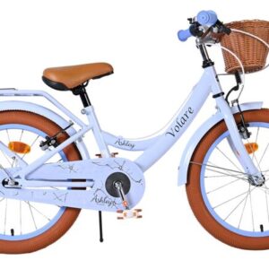 Volare | Meisjes Kinderfiets Ashley, 18 inch, Pastel Blauw, Twee handremmen