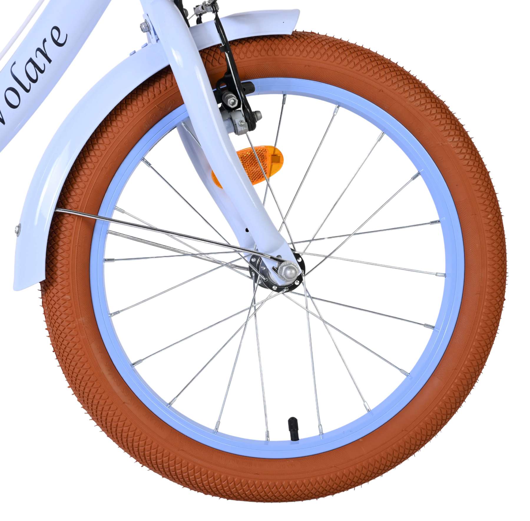 Volare | Meisjes Kinderfiets Ashley, 18 inch, Pastel Blauw, Twee handremmen - Afbeelding 3