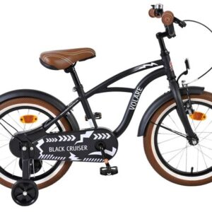 Volare | Jongens Kinderfiets Black Cruiser, 16 inch, Zwart, 2025