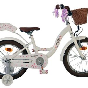 Volare | Meisjes Kinderfiets Blossom, 16 inch, Wit