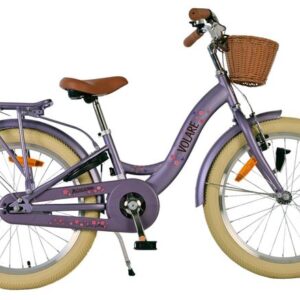 Volare | Meisjes Kinderfiets Blossom, 20 inch, Paars