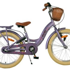 Volare | Meisjes Kinderfiets Blossom, 20 inch, Paars, Nexus 3 versnellingen