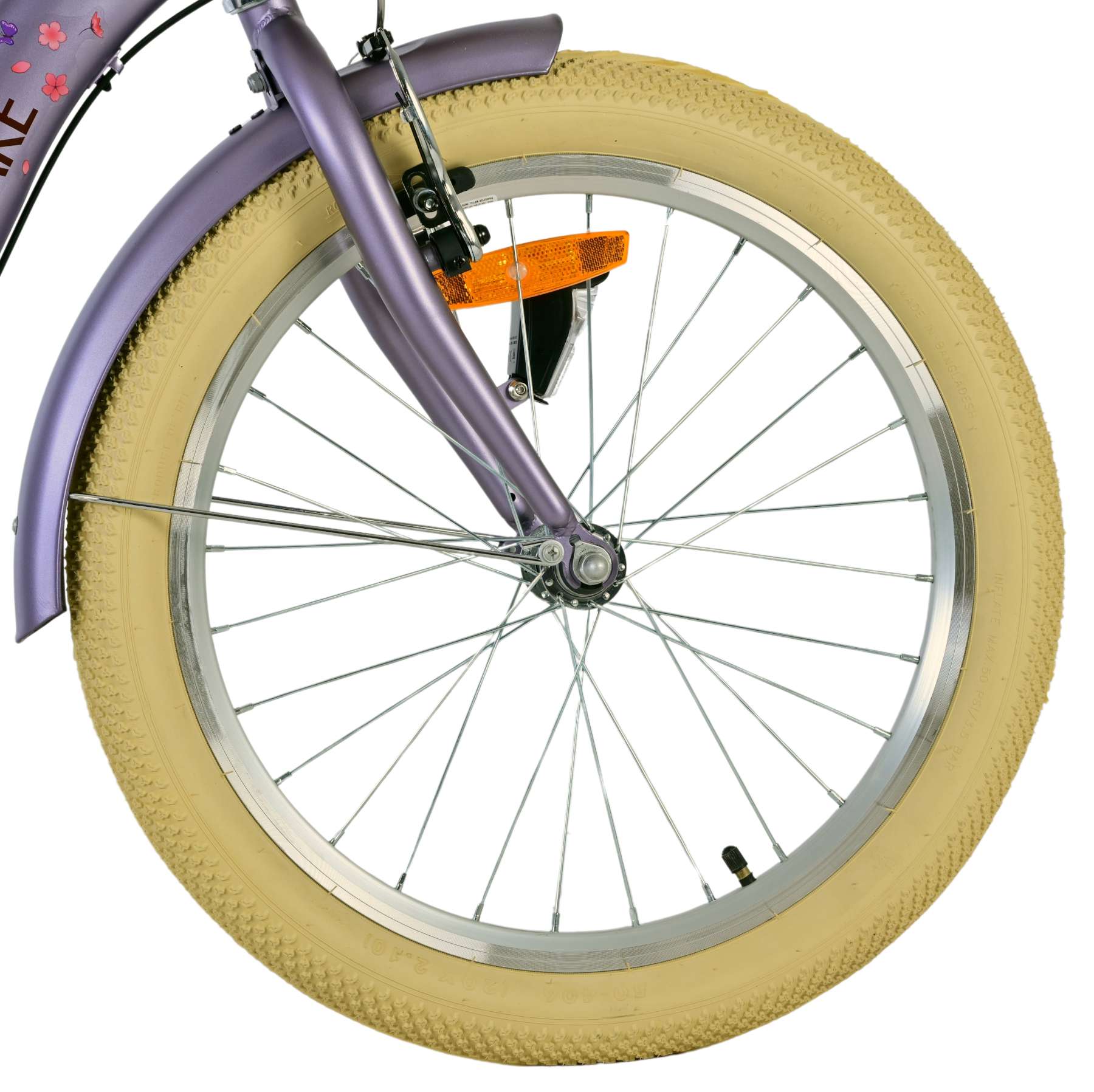 Volare | Meisjes Kinderfiets Blossom, 20 inch, Paars, Nexus 3 versnellingen - Afbeelding 3