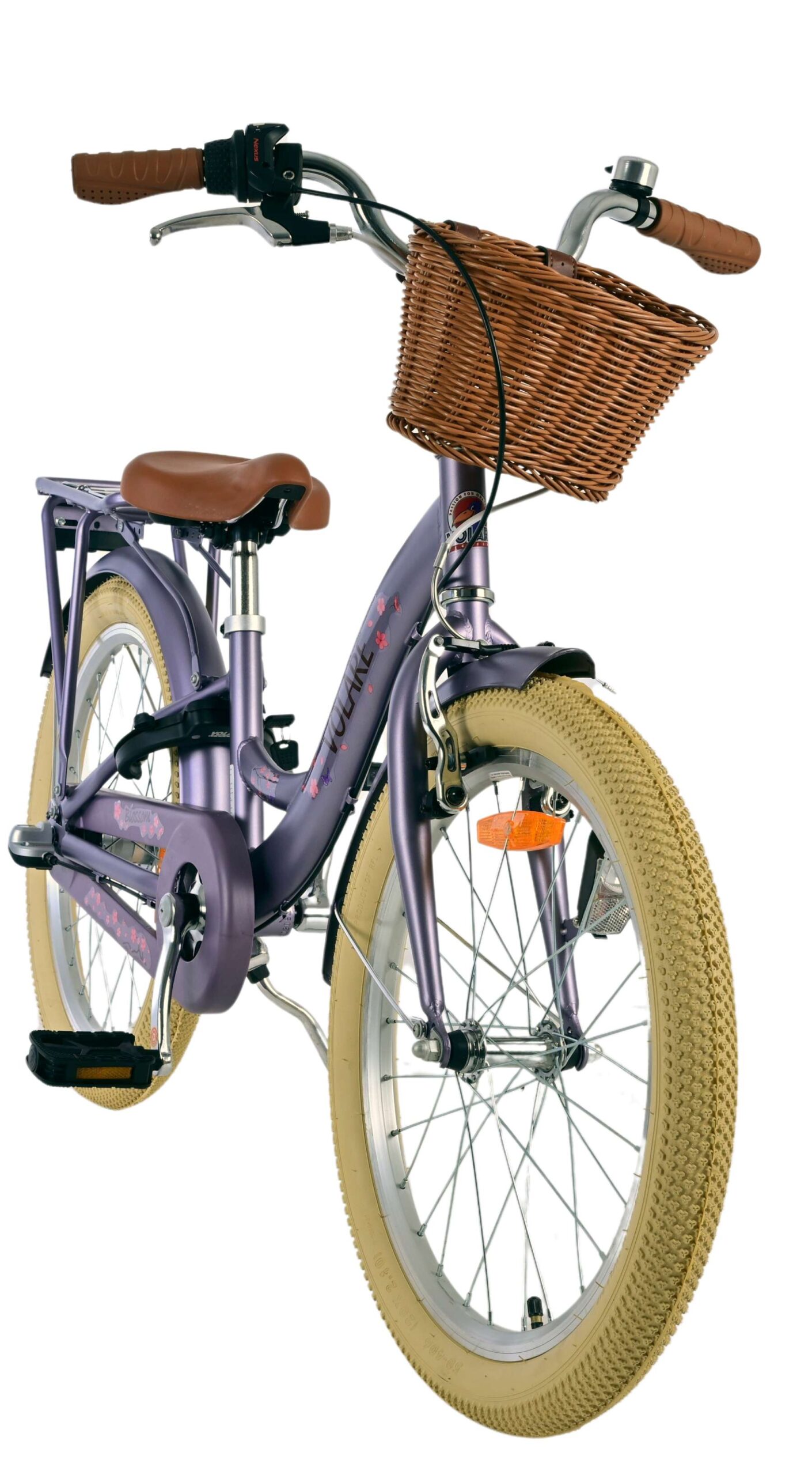 Volare | Meisjes Kinderfiets Blossom, 20 inch, Paars, Nexus 3 versnellingen - Afbeelding 6