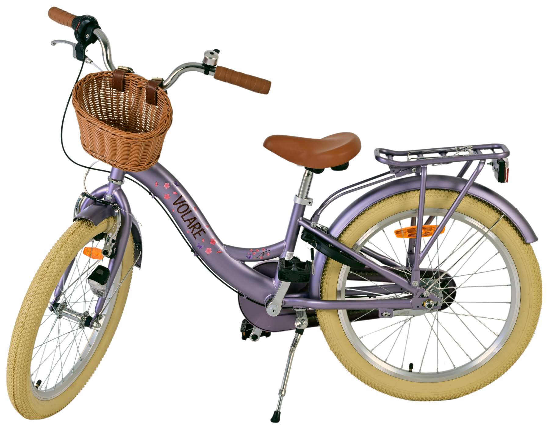 Volare | Meisjes Kinderfiets Blossom, 20 inch, Paars, Nexus 3 versnellingen - Afbeelding 9