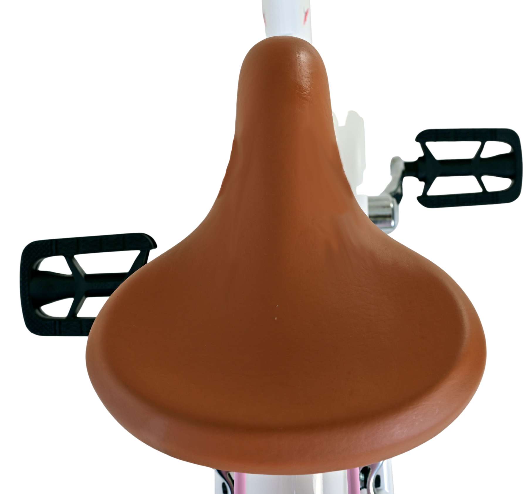 Volare | Meisjes Kinderfiets Blossom, 20 inch, Wit, Twee handremmen - Afbeelding 4