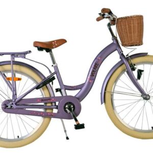 Volare | Meisjes Kinderfiets Blossom, 24 inch, Paars