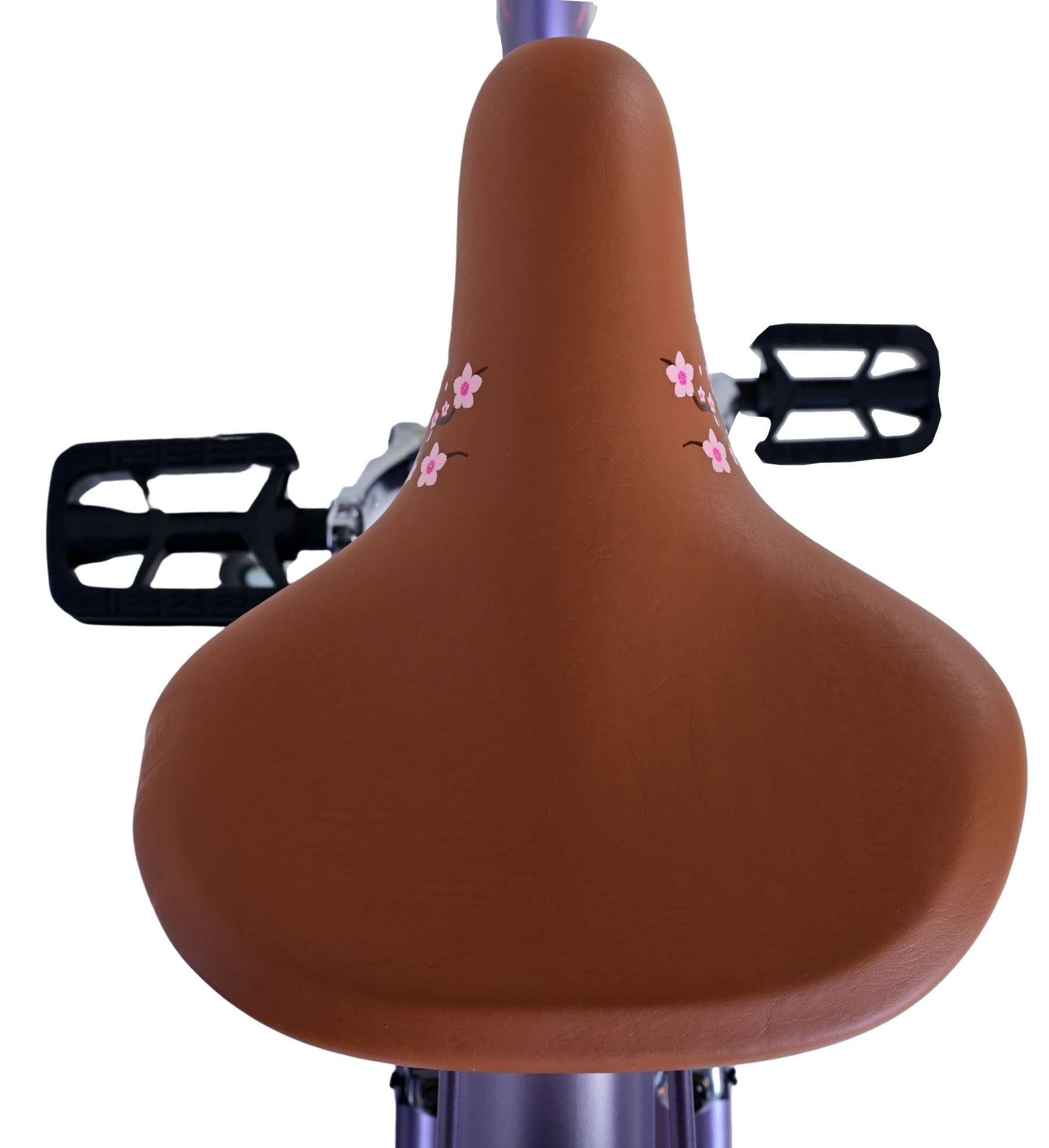 Volare | Meisjes Kinderfiets Blossom, 24 inch, Paars, Twee handremmen - Afbeelding 4