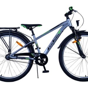 Volare | Jongens Kinderfiets Cross, 26 inch, Donker Grijs, 3 Versnellingen
