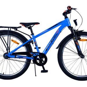 Volare | Jongens Kinderfiets Cross, 24 inch, Blauw, 3 versnellingen