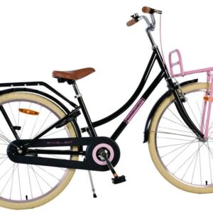 Volare | Meisjes Kinderfiets Excellent, 26 inch, Zwart
