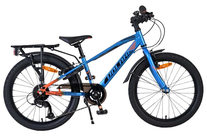 Volare | Jongens Kinderfiets Explorer, 20 inch, Blauw, 7 Speed
