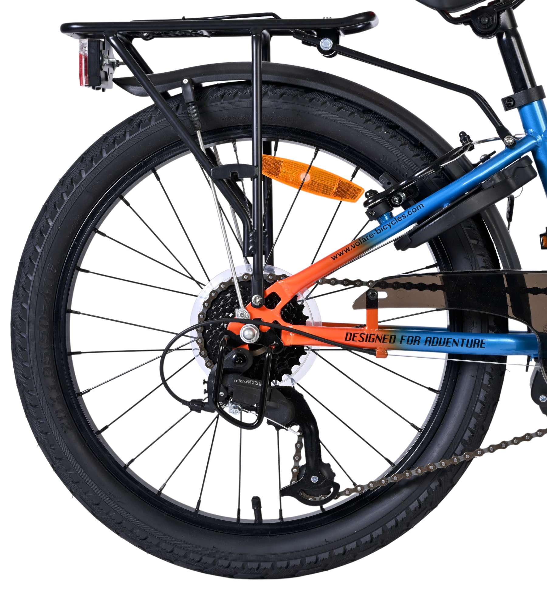 Volare | Jongens Kinderfiets Explorer, 20 inch, Blauw, 7 Speed - Afbeelding 2