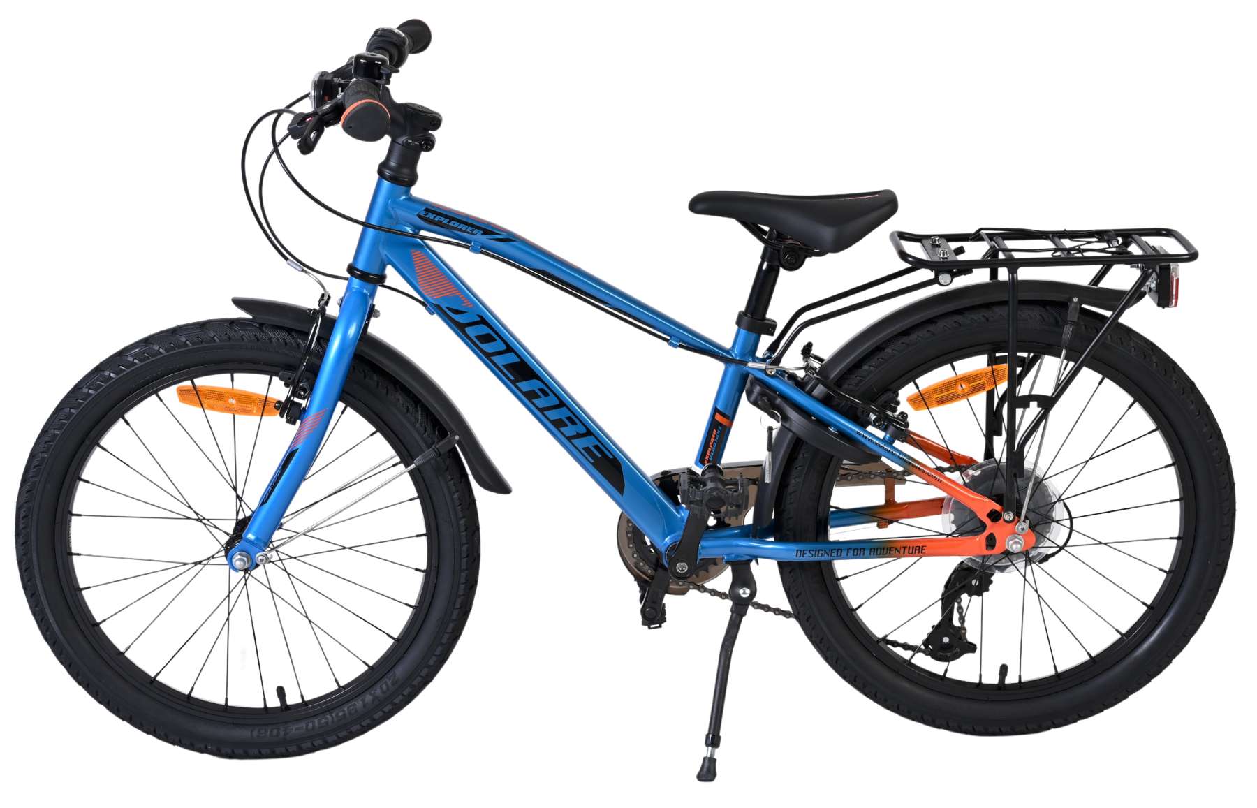 Volare | Jongens Kinderfiets Explorer, 20 inch, Blauw, 7 Speed - Afbeelding 8
