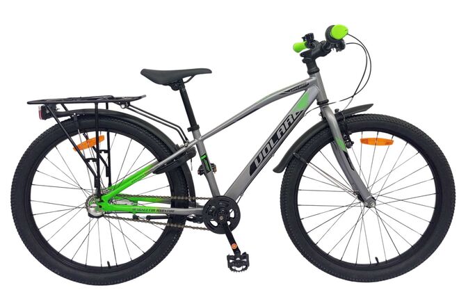 Volare | Jongens Kinderfiets Explorer, 20 inch, Donkergrijs, 7 Speed