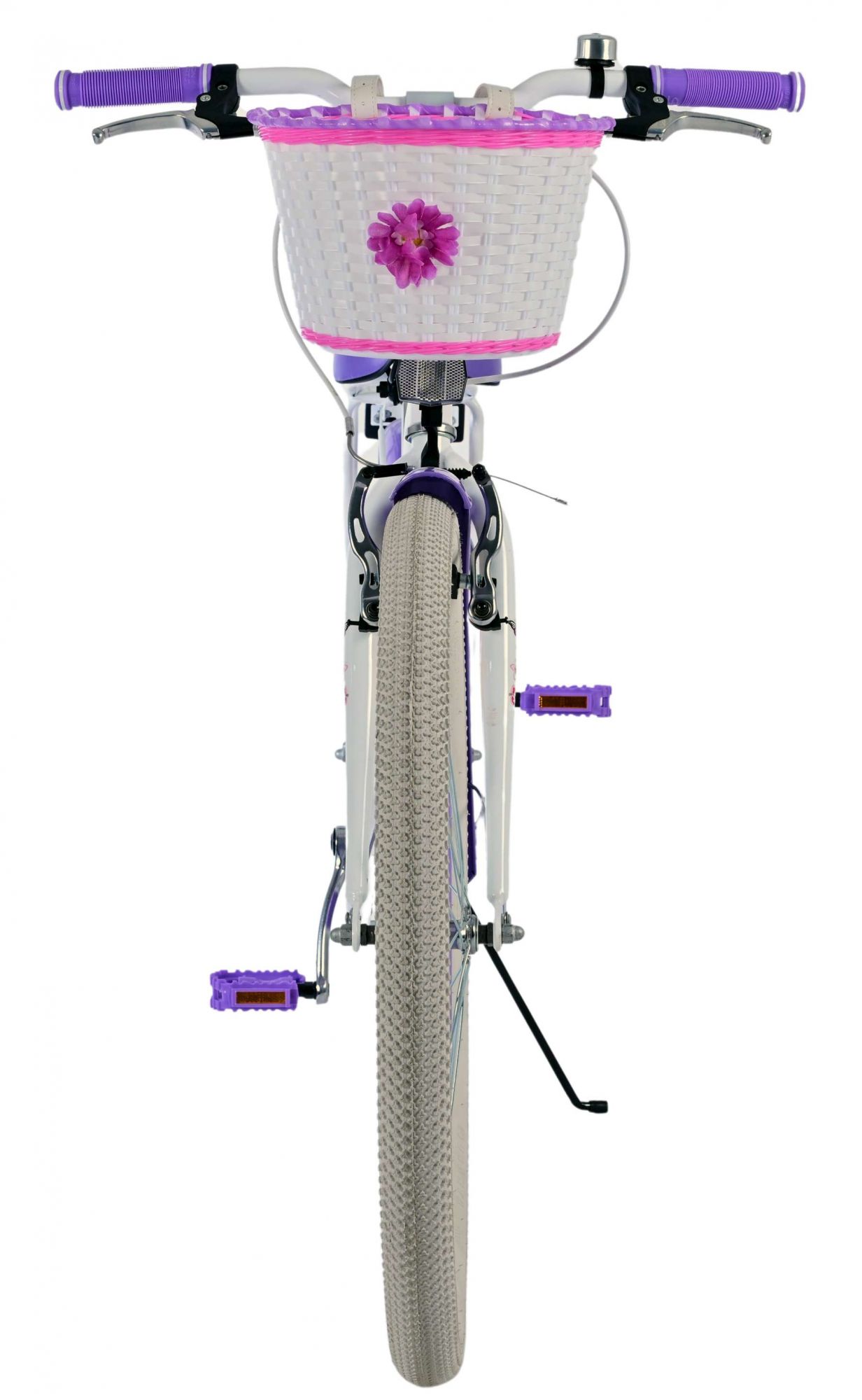 Volare | Meisjes Kinderfiets Lovely, 26 inch, Paars, Twee handremmen - Afbeelding 6