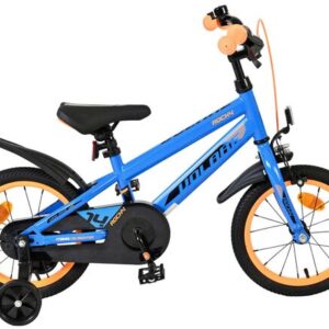 Volare | Jongens Kinderfiets Rocky, 14 inch, Blauw